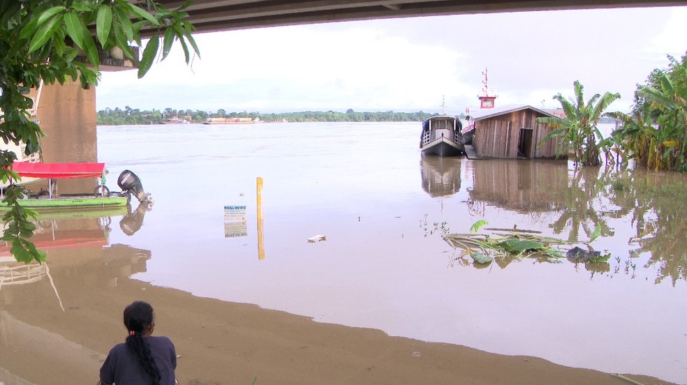 Cheia rio Madeira — Foto: Rede Amazônica
