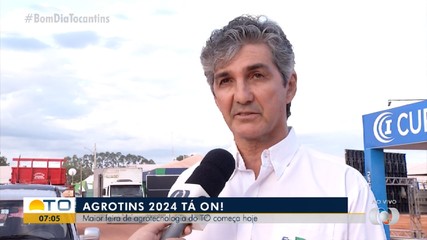 BDT confere ao vivo primeiro dia da Agrotins 2024