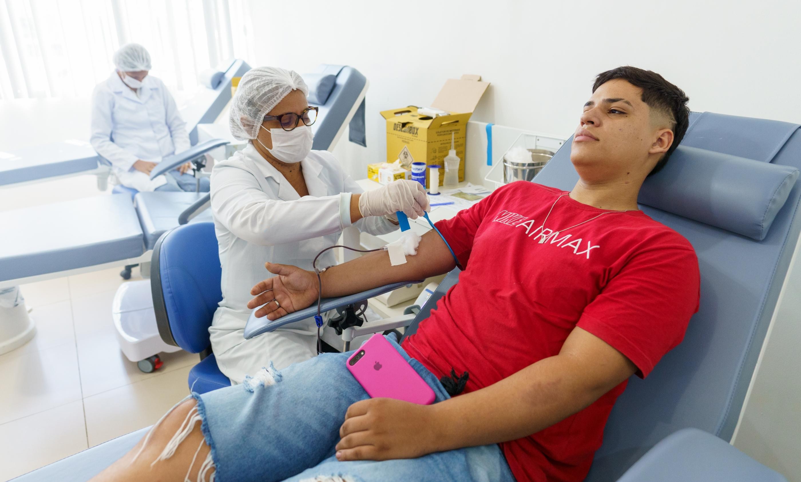 Hemoal realiza ação externa para coletar sangue em Coruripe, no interior de Alagoas