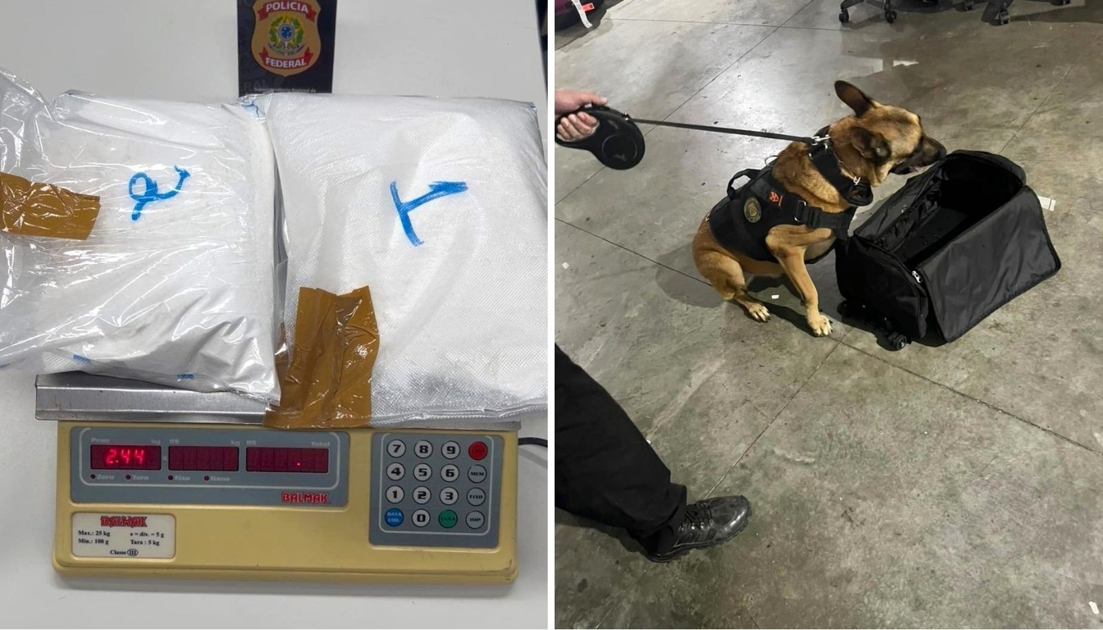 alemão preso cocaína aeroporto de natal