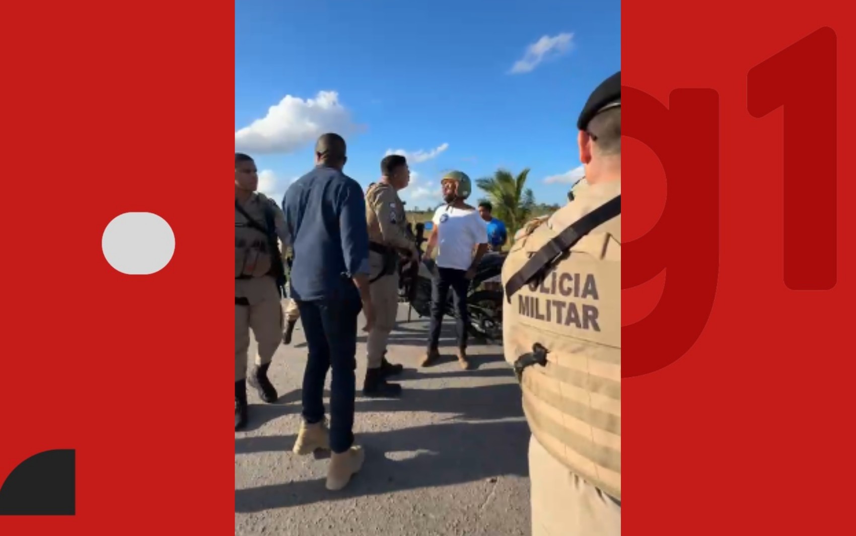 Candidato a deputado estadual na Bahia é detido durante motociata; vídeo mostra abordagem