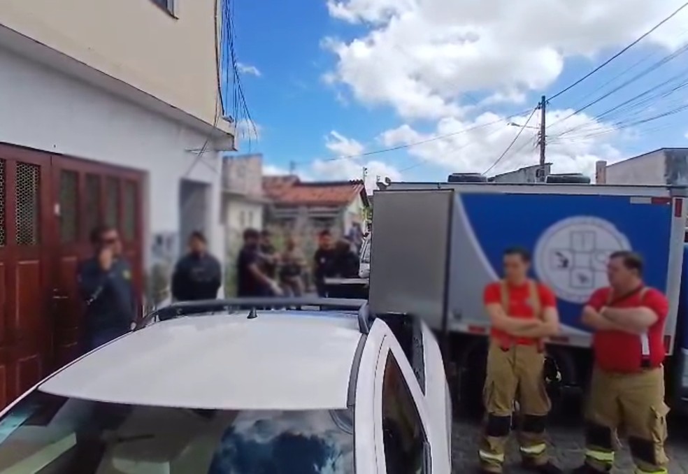 Três crianças morrem após incêndio em Serrinha — Foto: Print via Cleriston Silva