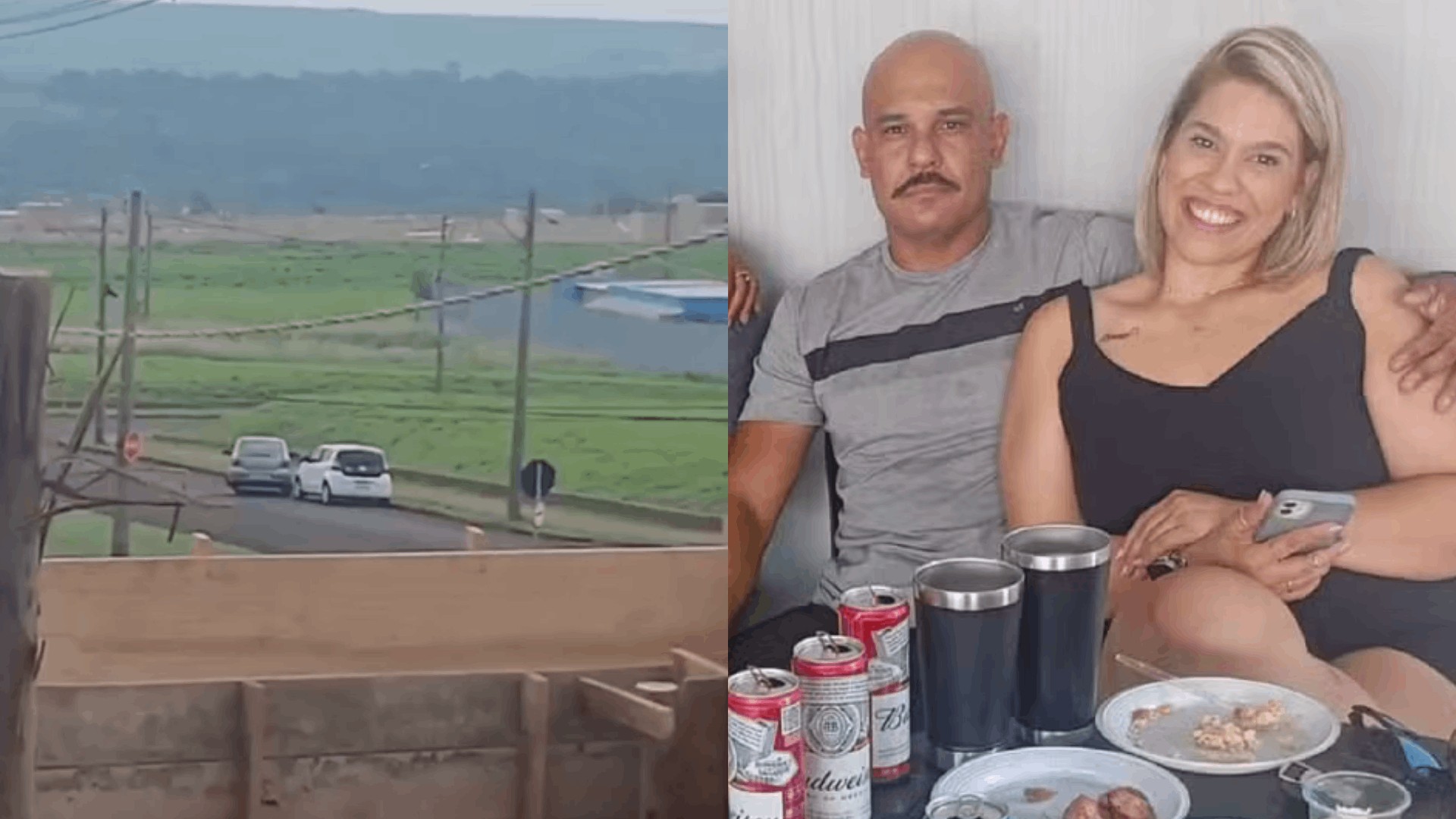 VÍDEO: trabalhadores gravam fuga de PM suspeito de matar ex-companheira a tiros em Jaú 