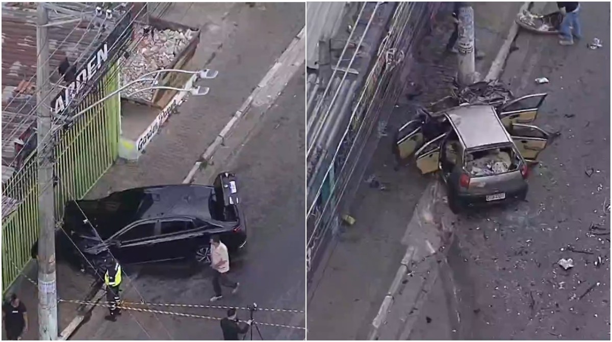 VÍDEO: Motorista de 23 anos é preso após bater em dois carros e deixar casal e 2 crianças feridos