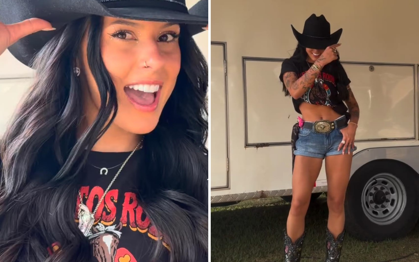 Ana Castela comemora 25 milhões de seguidores com look com barriga à mostra