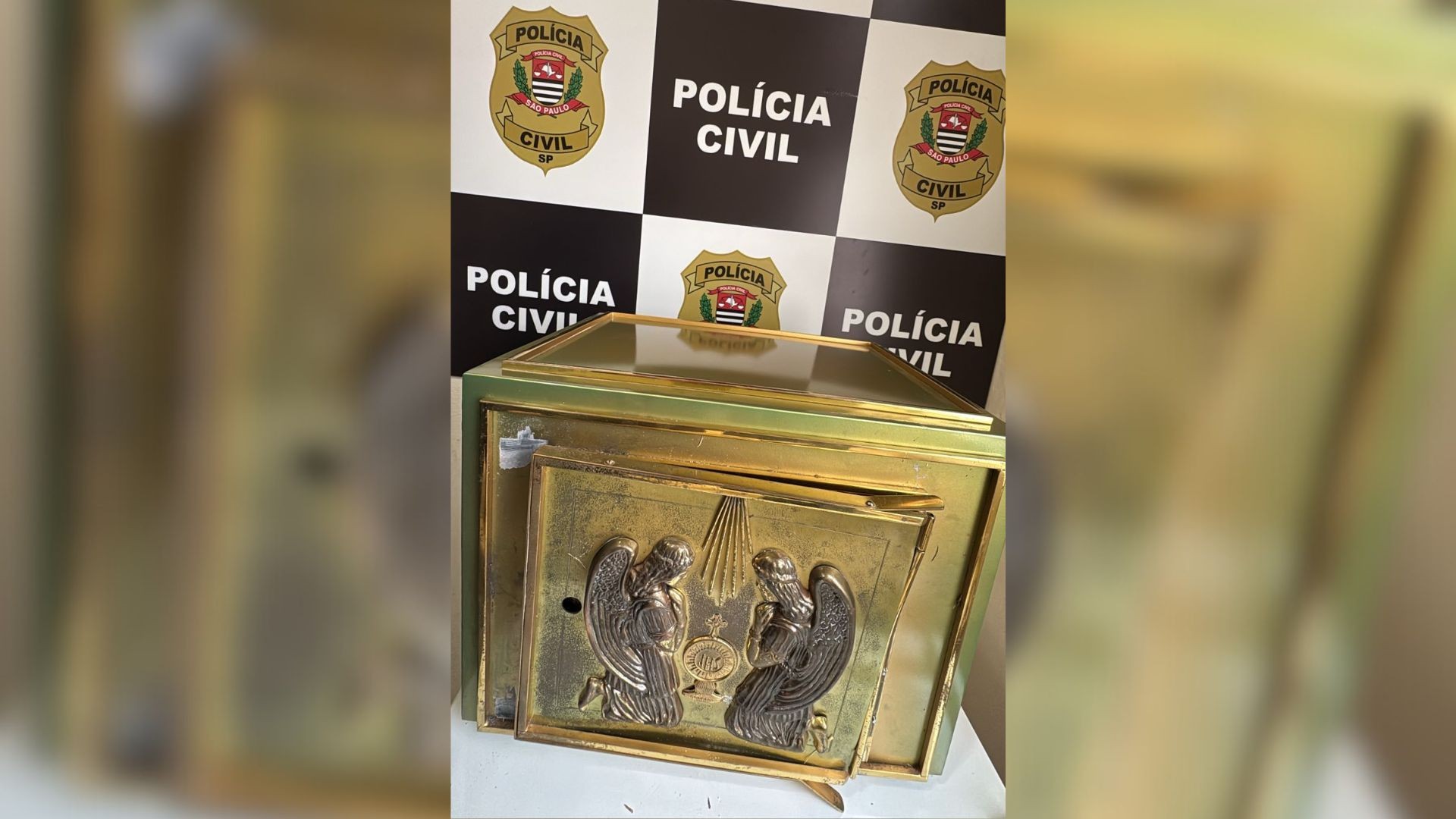 Polícia recupera itens furtados de igreja em Bocaina e identifica suspeito do crime