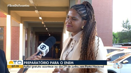 Porto Nacional recebe aulão preparatório para o Enem