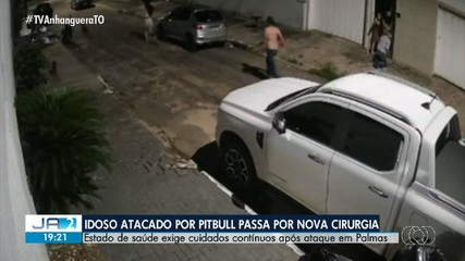 Idoso atacado por pitbull passa por novo procedimento cirúrgico