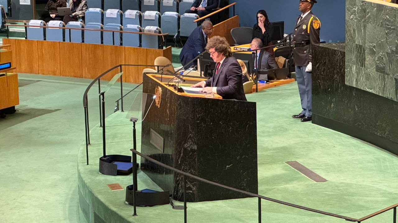 Milei faz discurso na Assembleia Geral da ONU