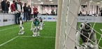 Futebol de robôs humanoides é uma das principais atrações do campeonato