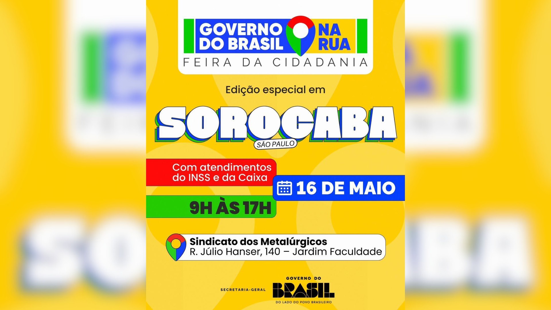 Feira em Sorocaba oferece serviços gratuitos da Caixa e INSS; veja como participar
