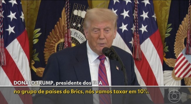 Donald Trump volta a ameaçar Brics: ‘Se, algum dia, eles virarem algo significativo, vão acabar muito rápido’