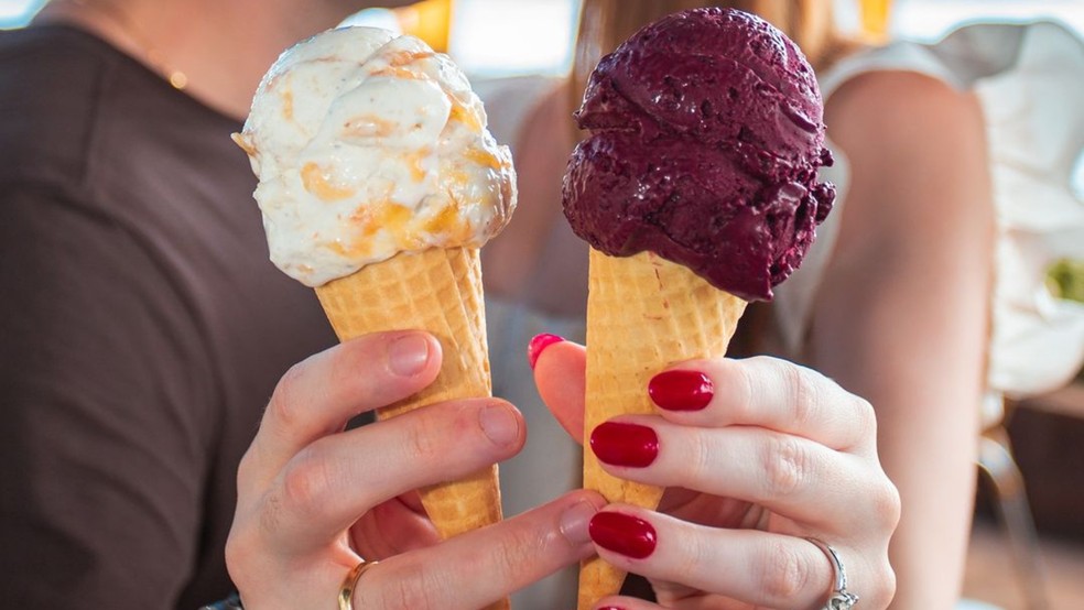 Sorvete de A&ccedil;a&iacute; e 'Carimb&oacute;' &mdash; Foto: Sorveteria Cairu