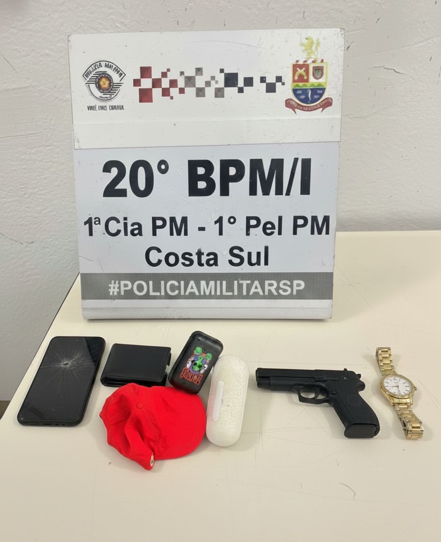 Cinco suspeitos são presos após roubos e tentativa de fuga da PM em São Sebastião, SP