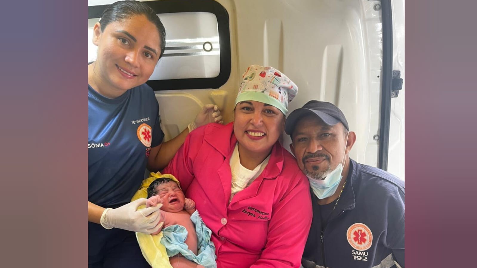 Bebê nasce em ambulância a caminho do hospital em Santarém; mãe e filha passam bem