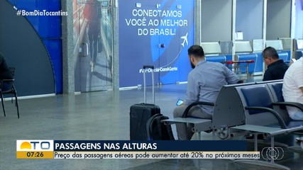 Preço das passagens aéreas pode aumentar nos próximos meses