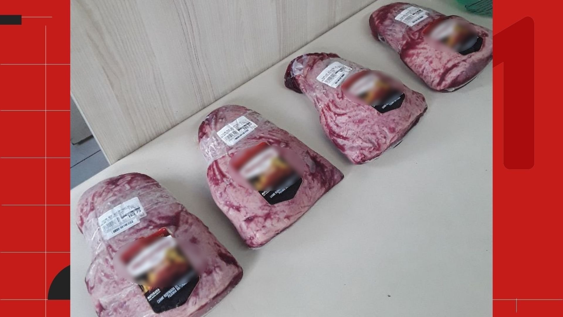 Jovem é preso com picanhas furtadas de supermercado avaliadas em quase R$ 700 em Vila Velha