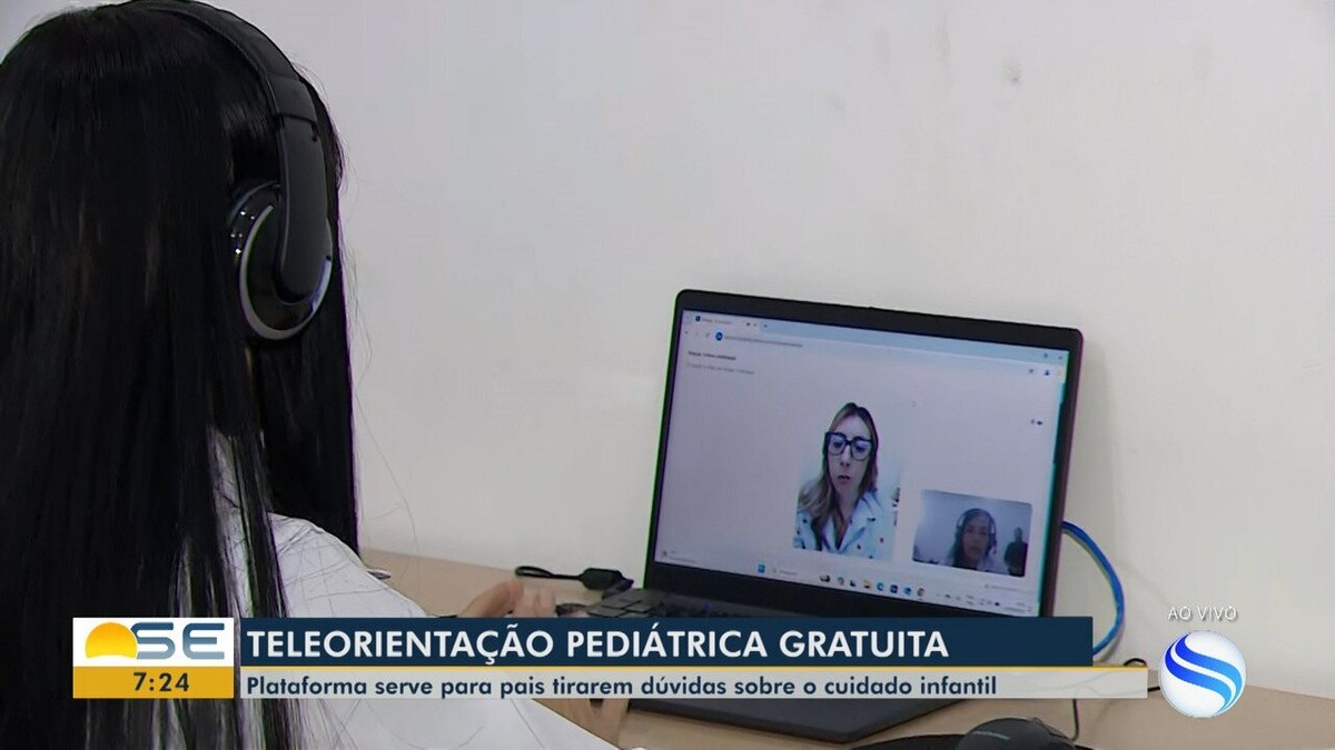 Saúde: serviço de teleatendimento pediátrico gratuito é ofertado em Sergipe; saiba como utilizar