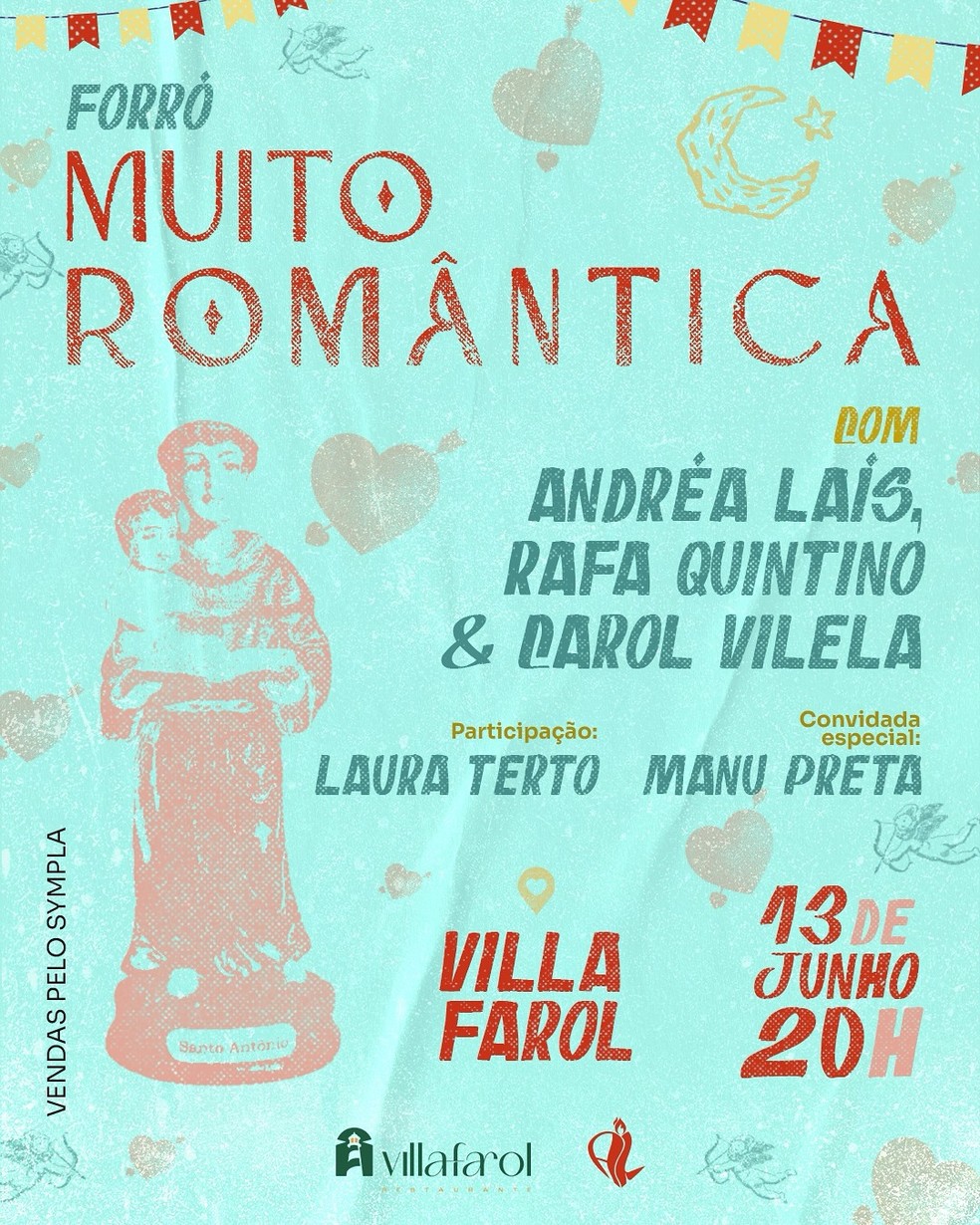 Forró Muito Romântica é no Villa — Foto: Divulgação