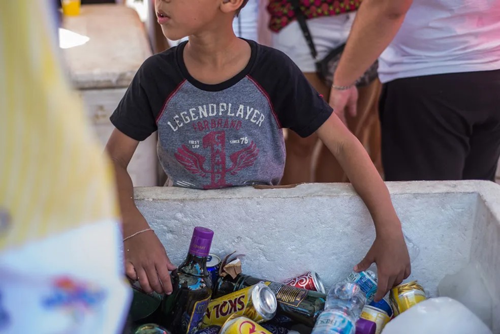 Mais de 340 crianças e adolescentes foram encontrados em situação de trabalho infantil só em 2023 — Foto: Débora Klempous/Rede Peteca/Chega de Trabalho Infantil
