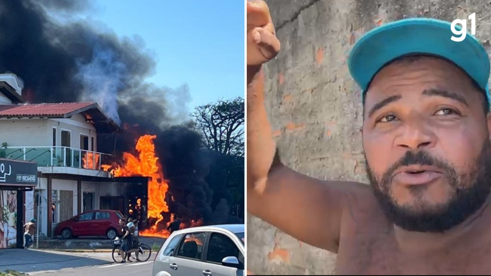 'Cogumelo de fogo', relata testemunha de queda de avião com mortes no Litoral Norte do RS