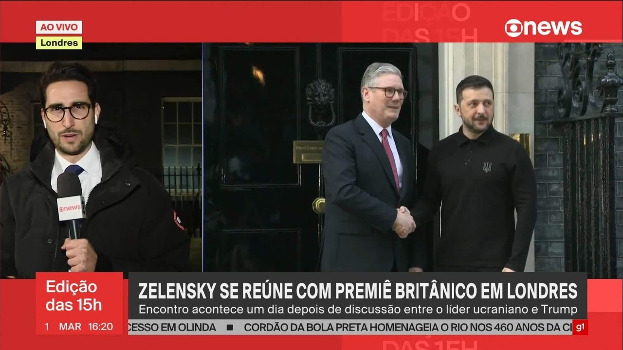 Reino Unido, França e Ucrânia vão trabalhar plano de cessar-fogo para guerra contra Rússia, diz Starmer