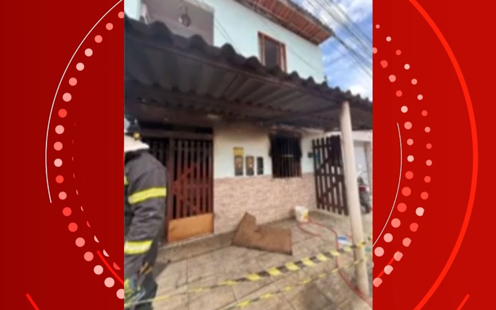 Crianças são internadas na UTI de hospital após inalarem fumaça durante em incêndio em casa na Bahia