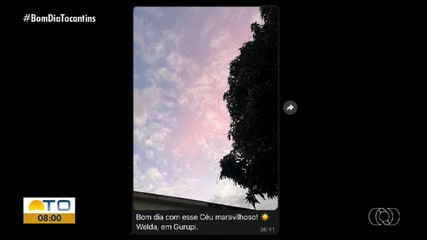 Telespectadores enviam mensagens ao Bom Dia Tocantins