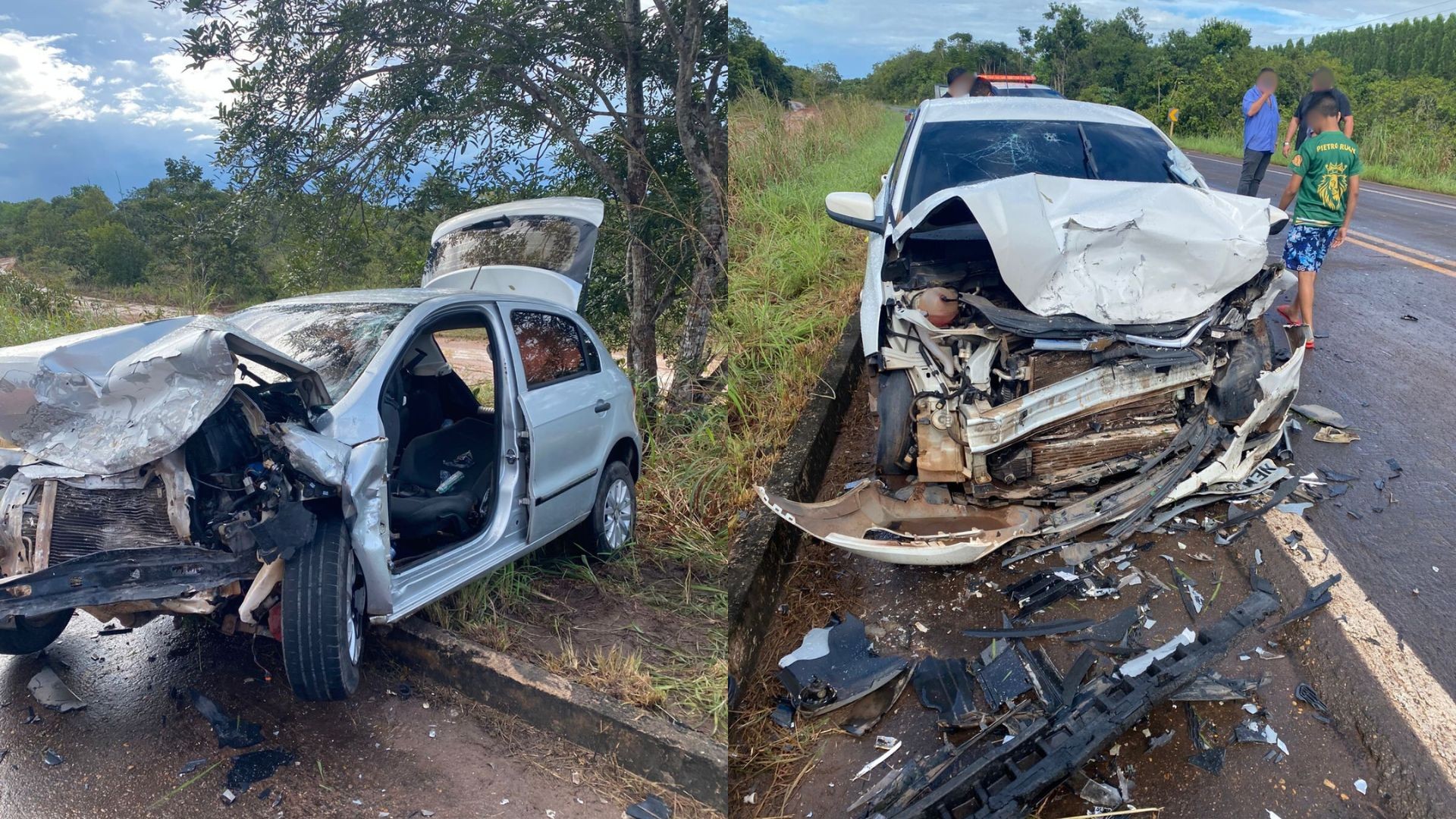 Colisão entre veículos deixa seis feridos na BR-156, no Amapá