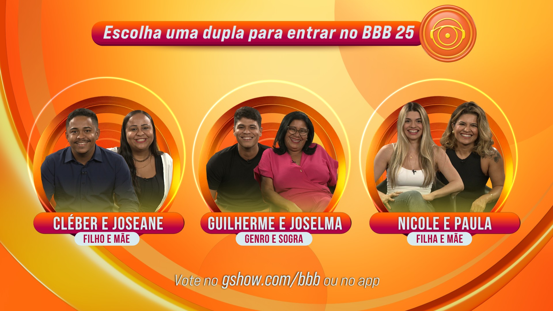 'BBB25': Conheça as três duplas que concorrem à última vaga para o reality 