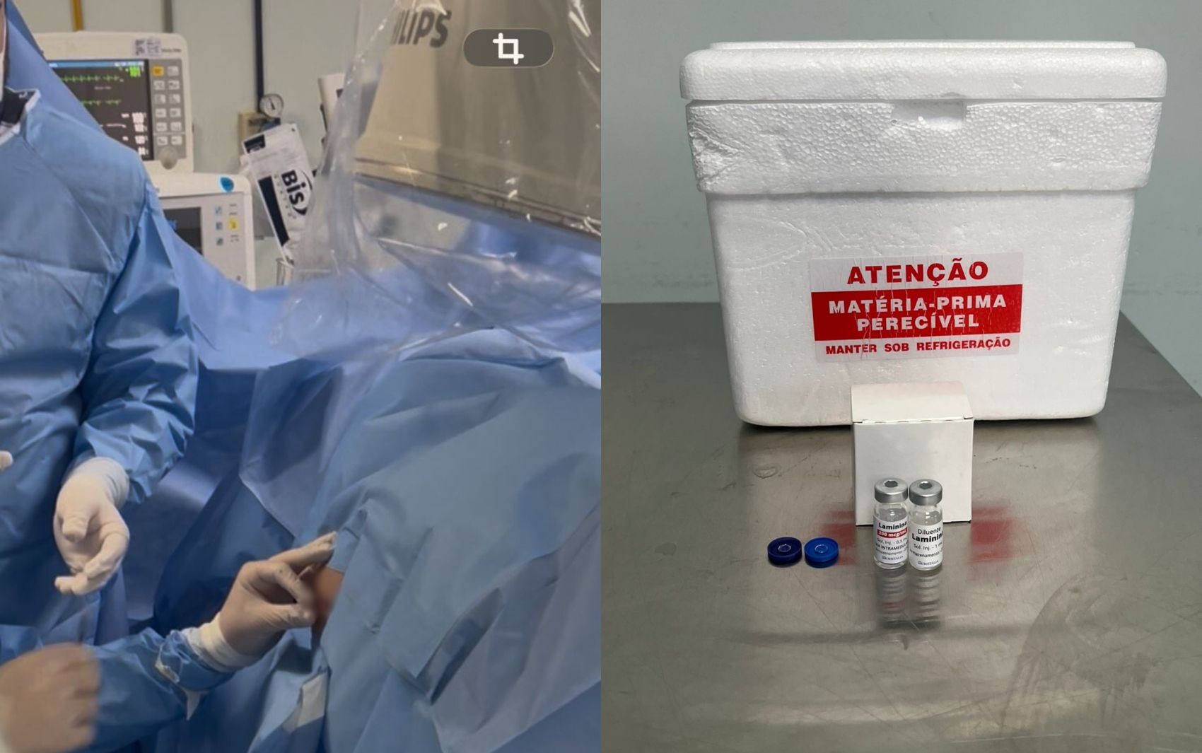 Paciente de Sergipe recebe tratamento com polilaminina 