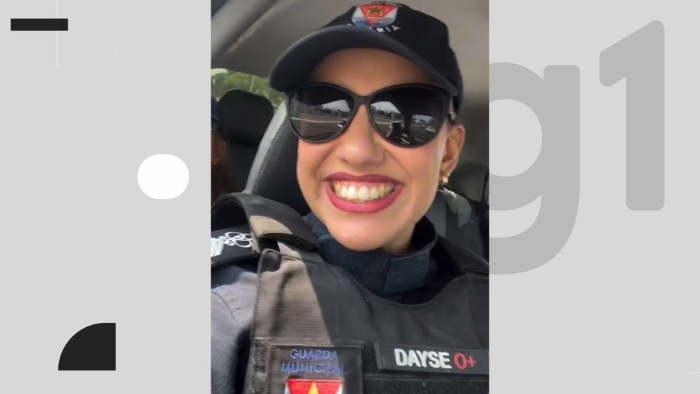 A comandante da Guarda Municipal de Vit�ria, Dayse Barbosa, foi morta a tiros na madrugada desta segunda-feira (23). Esp�rito Santo � Foto: Reprodu��o/Rede social