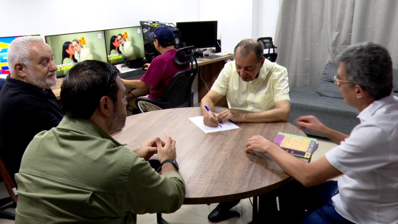 Eleições 2026: Omar Aziz grava programa eleitoral em Manaus e apresenta propostas para saúde