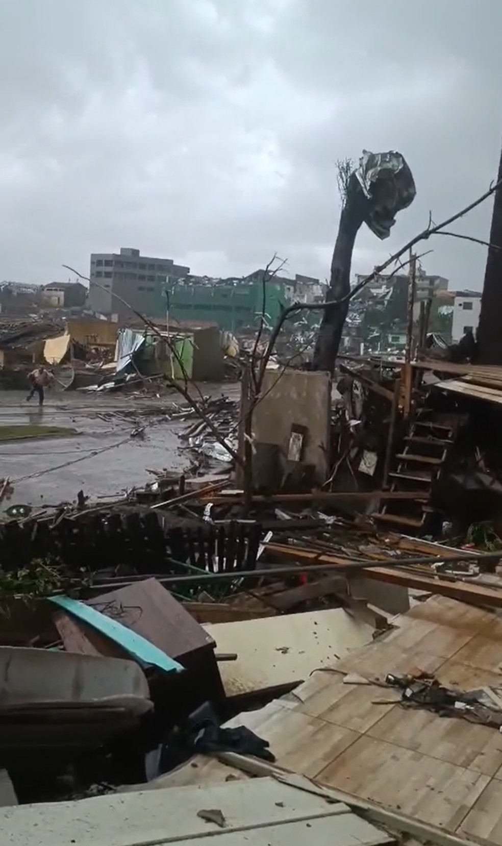 Tempestade em Rio Bonito do Iguaçu — Foto: Imagem cedida: Gilmar Zánotto