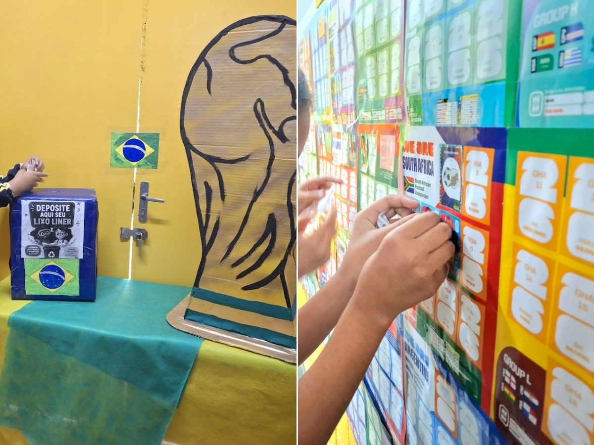 Sabia que dá para reciclar a sua figurinha da Copa