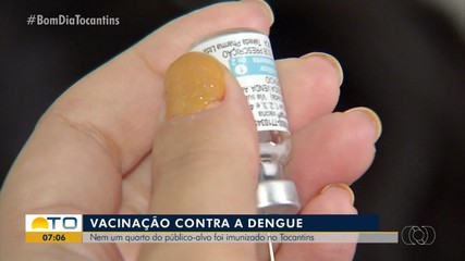 Menos de um quarto do público-alvo foi vacinado contra dengue em Palmas