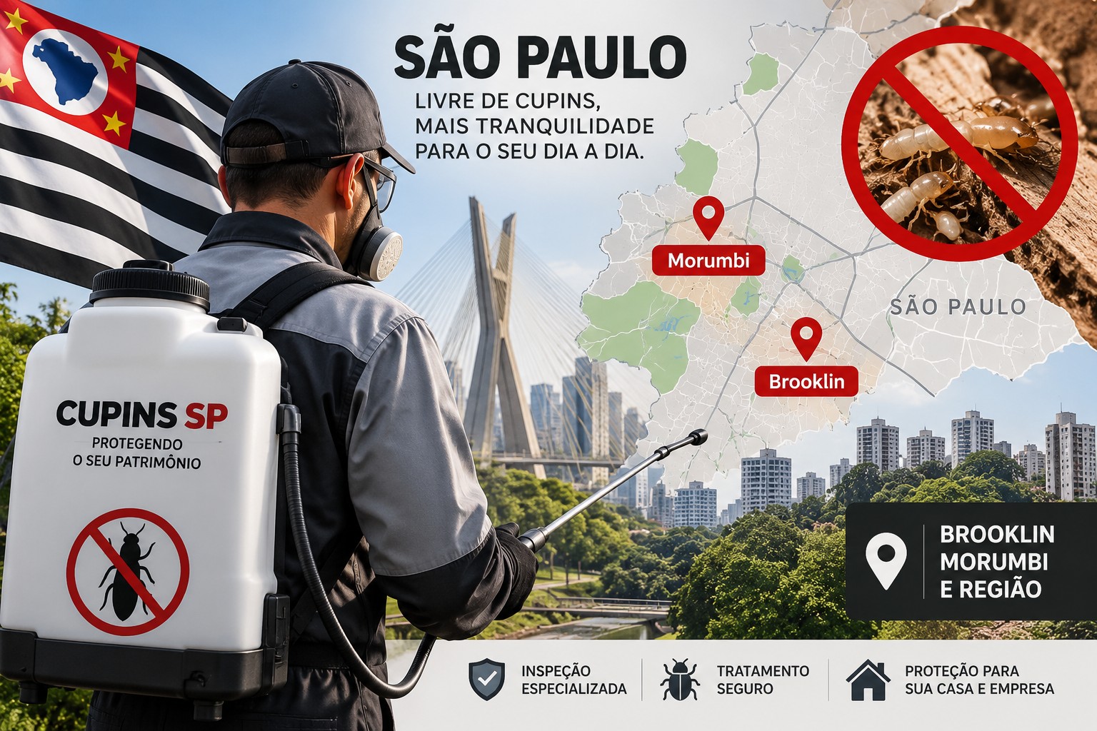 Descupinizadora na Zona Sul de SP: como encontrar a solução certa
