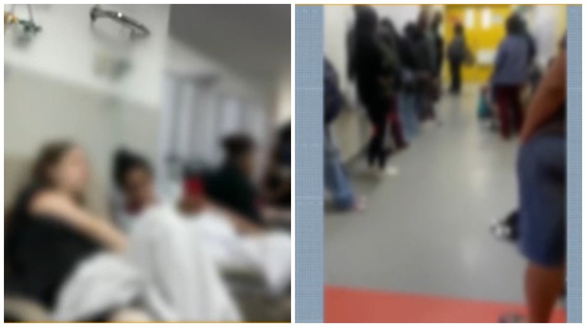 Pacientes relatam superlotação, falta de higiene e espera por leito no Hospital M'Boi Mirim, na Zona Sul de SP