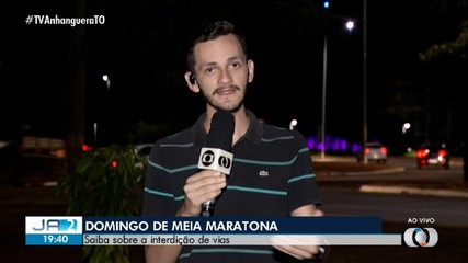 Motoristas devem ficar atentos às restrições no tráfego durante a Meia Maratona, em Palmas