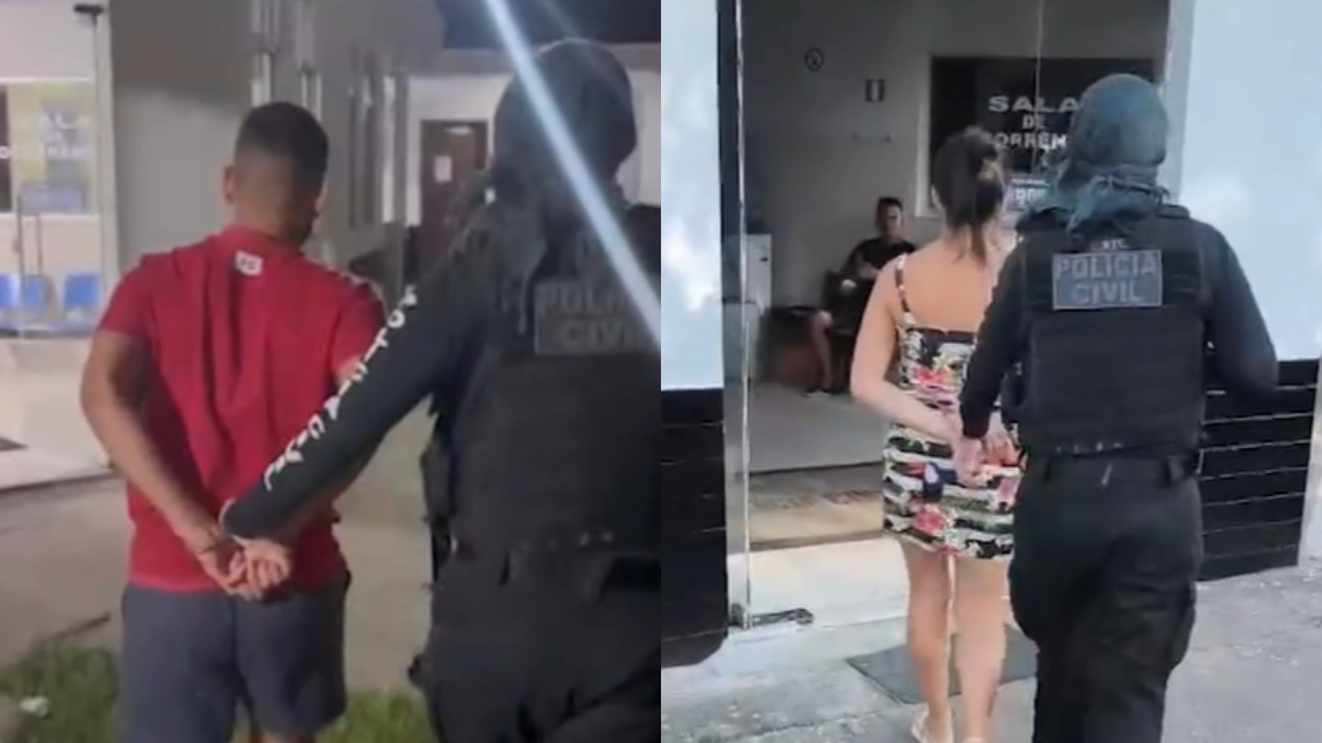 Dupla é presa suspeita de invadir casa de comerciantes para roubar joias, carro e dinheiro em Castanhal, no PA