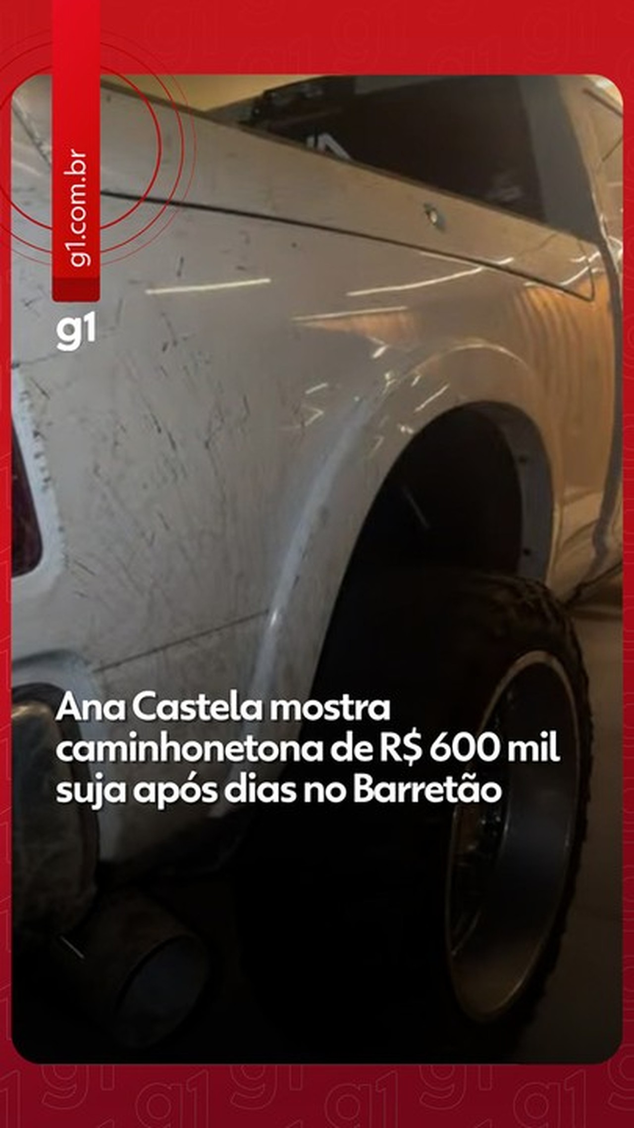 Ana Castela mostra caminhonetona de R$ 600 mil suja após dias de festa no Barretão