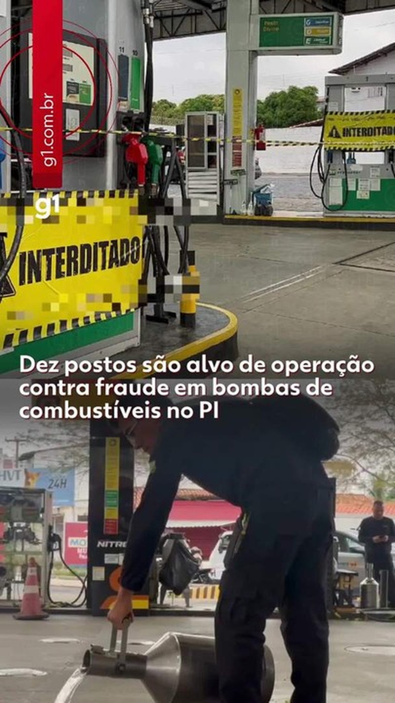 Veja a lista de postos de combustíveis interditados por suspeita de fraude em bombas no PI
