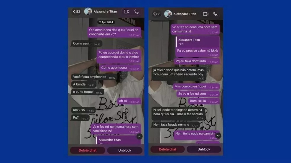 Print da conversa - Imagem: Reprodução