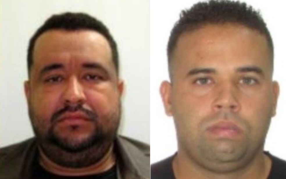 Vagney dos santos Aquino, conhecido como "Vaguinho", e Washington Martins Silva, com apelidos como "Galego". — Foto: Divulgação/PF-BA