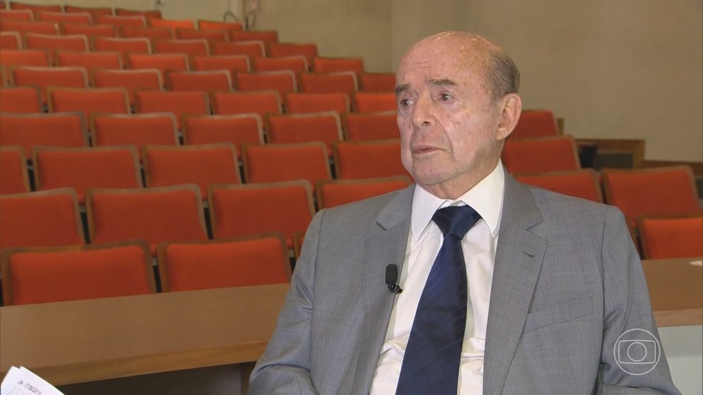 Francisco Dornelles morre aos 88 anos � Foto: Jornal Nacional/ Reprodu��o