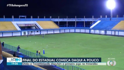 União e Tocantinópolis começam a decidir a final do Tocantinense 2026.