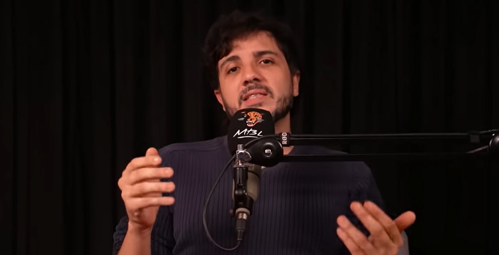 Renan Santos é pré-candidato à Presidência da República pelo Missão — Foto: Reprodução/YouTube