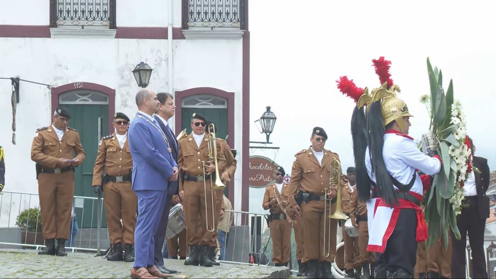 Medalha da Inconfidência é entregue em Ouro Preto; governador de SP, Tarcísio de Freitas, é o principal homenageado