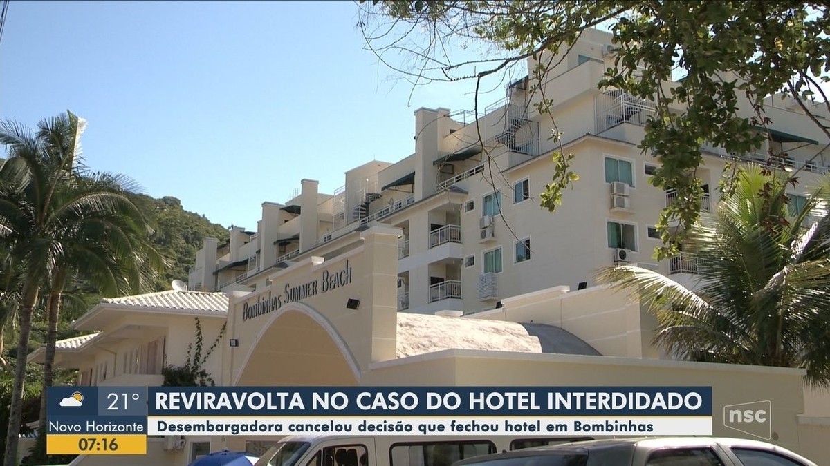 Hotel é interditado em Bombinhas suspeito de jogar esgoto no mar