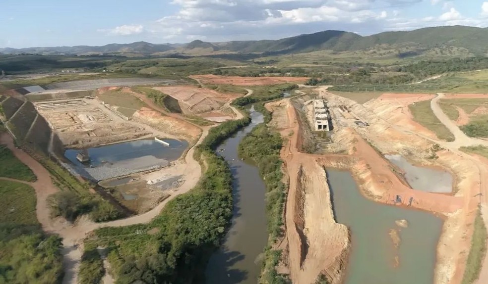 Barragem de Amparo — Foto: Reprodução/EPTV